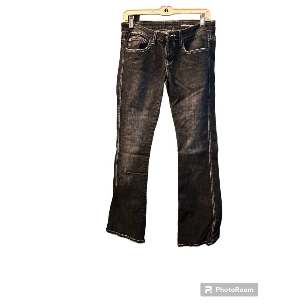 Black Buffalo Jeans "Peak"embroidered back pockets size 28